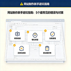 海北建站-网站制作新手避坑指南：5个最常见的错误与对策