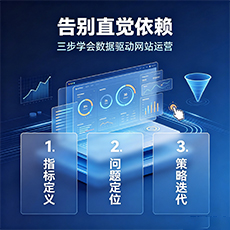 门源建站-告别直觉依赖：三步学会数据驱动网站运营