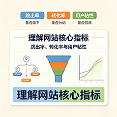 门源建站-理解网站核心指标：跳出率、转化率与用户粘性