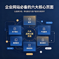 海北建站-企业网站必备的六大核心页面